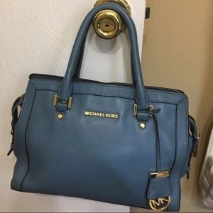 Blue Michael kors bag